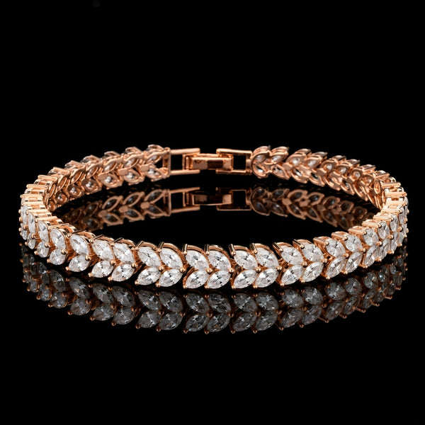 Marquise Feather Bracelet