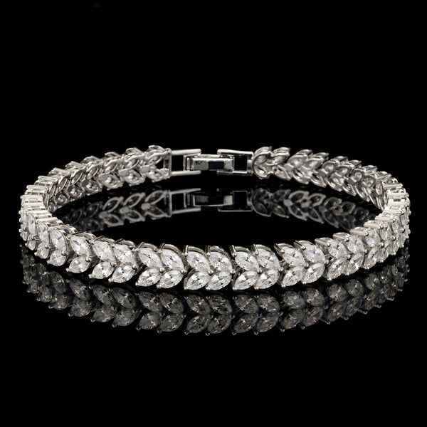 Marquise Feather Bracelet