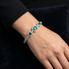 Emerald Crest Bracelet