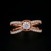 Cushion Split-Band Moissanite