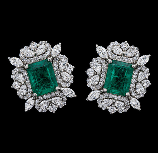 Emerald Bloom Stud