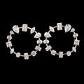 Fancy Shape Circle Hoops