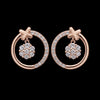 Floral Halo Circle Earrings