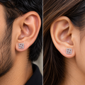 Swastik Square Studs