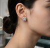 Square Halo Stud