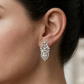 Sunburst Pear Earrings