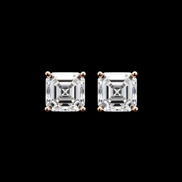 Asscher Classic Studs