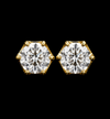 Aurora Hex Studs