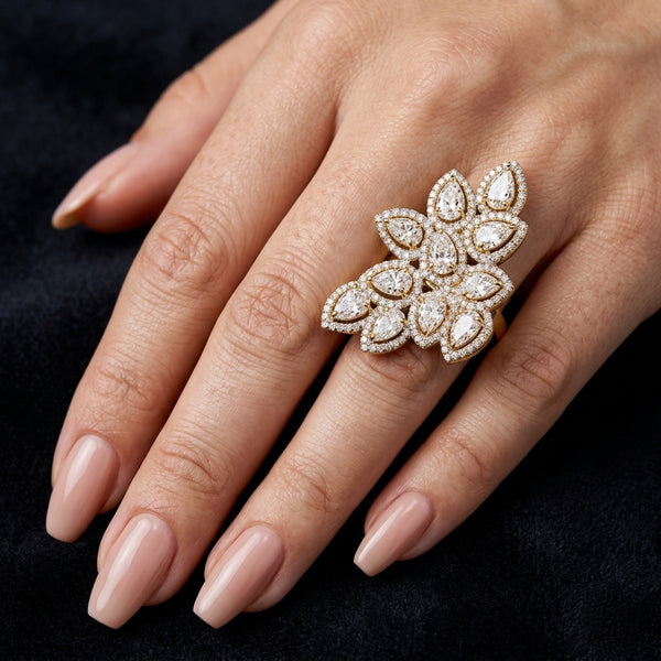 Marquise Bloom Ring