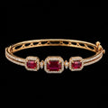 Ruby Crest Bracelet