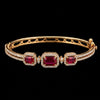 Ruby Crest Bracelet