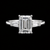 Radiant Royale Moissanite Ring
