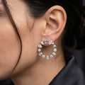 Fancy Shape Circle Hoops