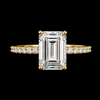 Luminous Ice Emerald-Cut Moissanite Solitaire