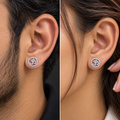 Om Round Studs
