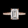 Luminous Ice Emerald-Cut Moissanite Solitaire