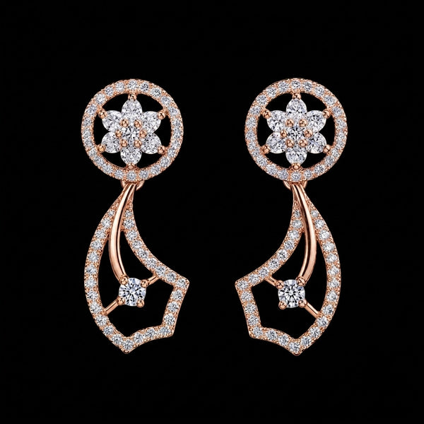 Floral Swirl Earrings