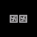 Swastik Square Studs