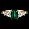 Elara Emerald Ring