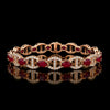 Ruby Loop Bracelet