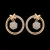 Floral Halo Circle Earrings