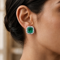 Emerald Statement Stud