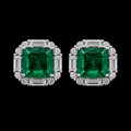 Emerald Statement Stud