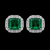 Emerald Statement Stud