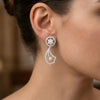 Floral Swirl Earrings
