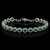 Emerald Charm Bracelet