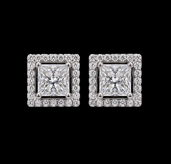 Square Halo Studs
