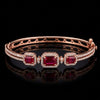 Ruby Crest Bracelet