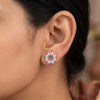 Luna Circle Studs