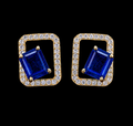 Blue Frame Stud