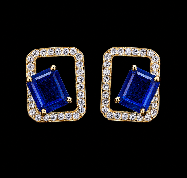 Blue Frame Stud