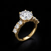 Radiant Solitaire Moissanite Ring in Premium Silver