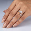 Eternal Bloom Diamond Ring with Rose Gold Accent