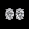 Oval Solitaire Stud