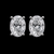 Oval Solitaire Stud