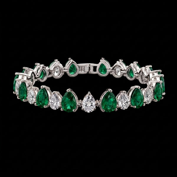 Emerald Drop Bracelet