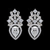 Sunburst Pear Earrings