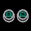 Emerald Radiance Studs
