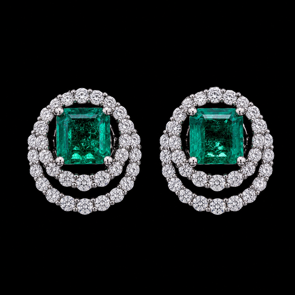 Emerald Radiance Studs