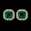 Emerald Statement Stud