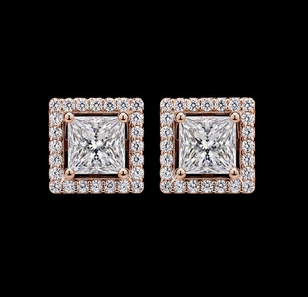 Square Halo Studs