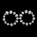 Fancy Shape Circle Hoops