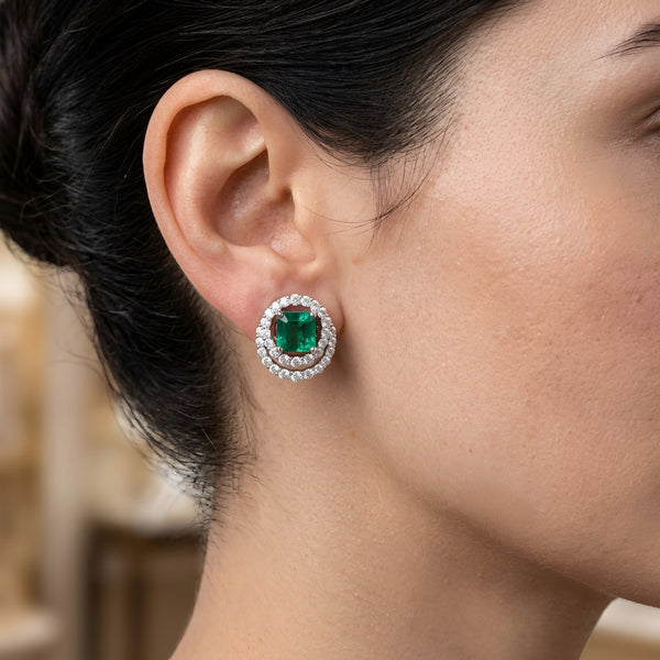 Emerald Radiance Studs