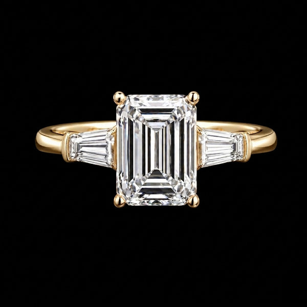 Radiant Royale Moissanite Ring