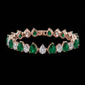 Emerald Drop Bracelet