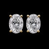 Oval Solitaire Stud